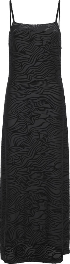 Neo Noir Sali Zebra Burnout Dress Black