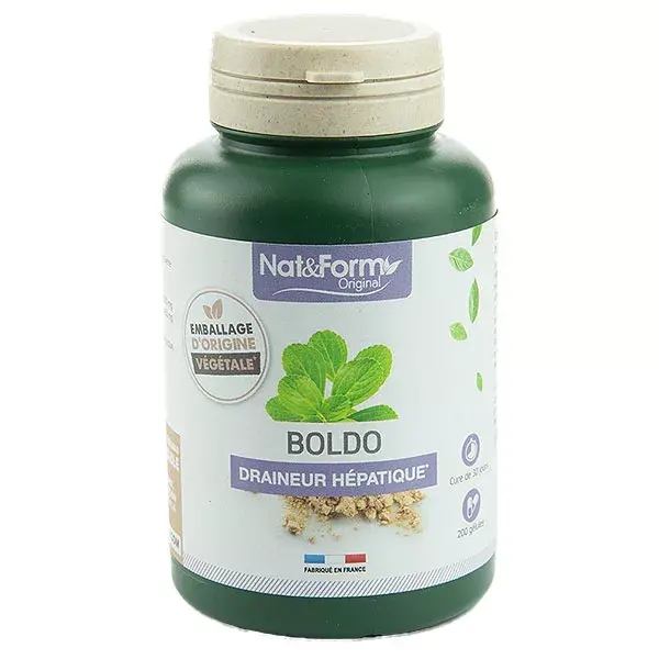 Nat & Form Original Boldo 200 cápsulas