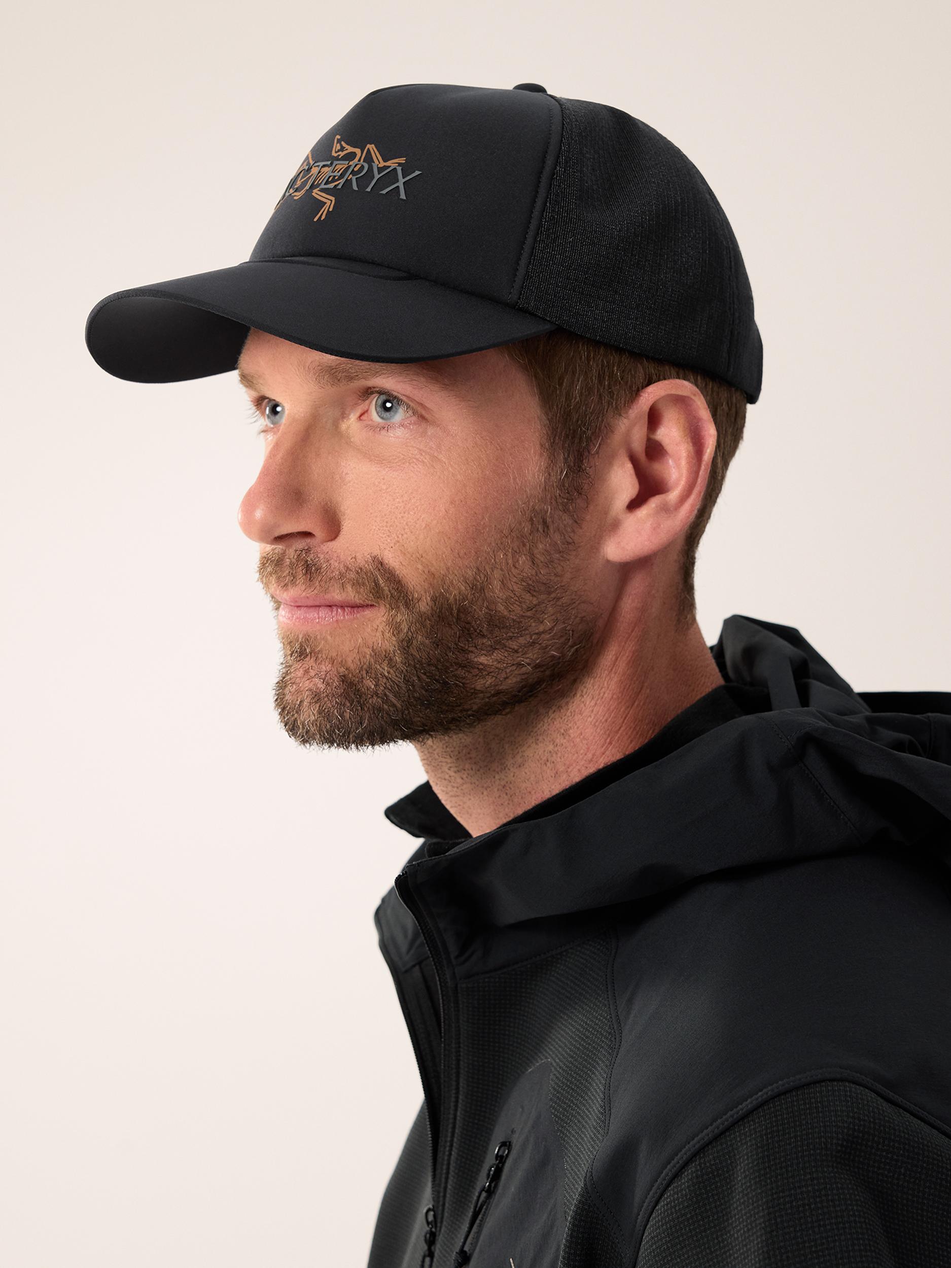 Arcteryx Bird Word Trucker Hat 24K Black