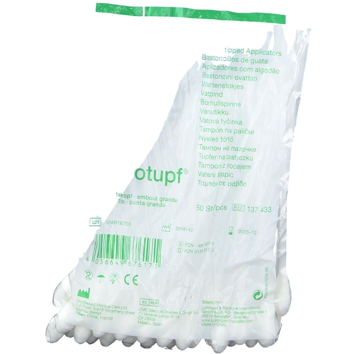 Raucotupf ® Stieltupfer grosser Wattekopf