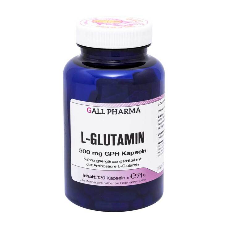 L-Glutamin 500 mg GPH Kapseln, 120 St