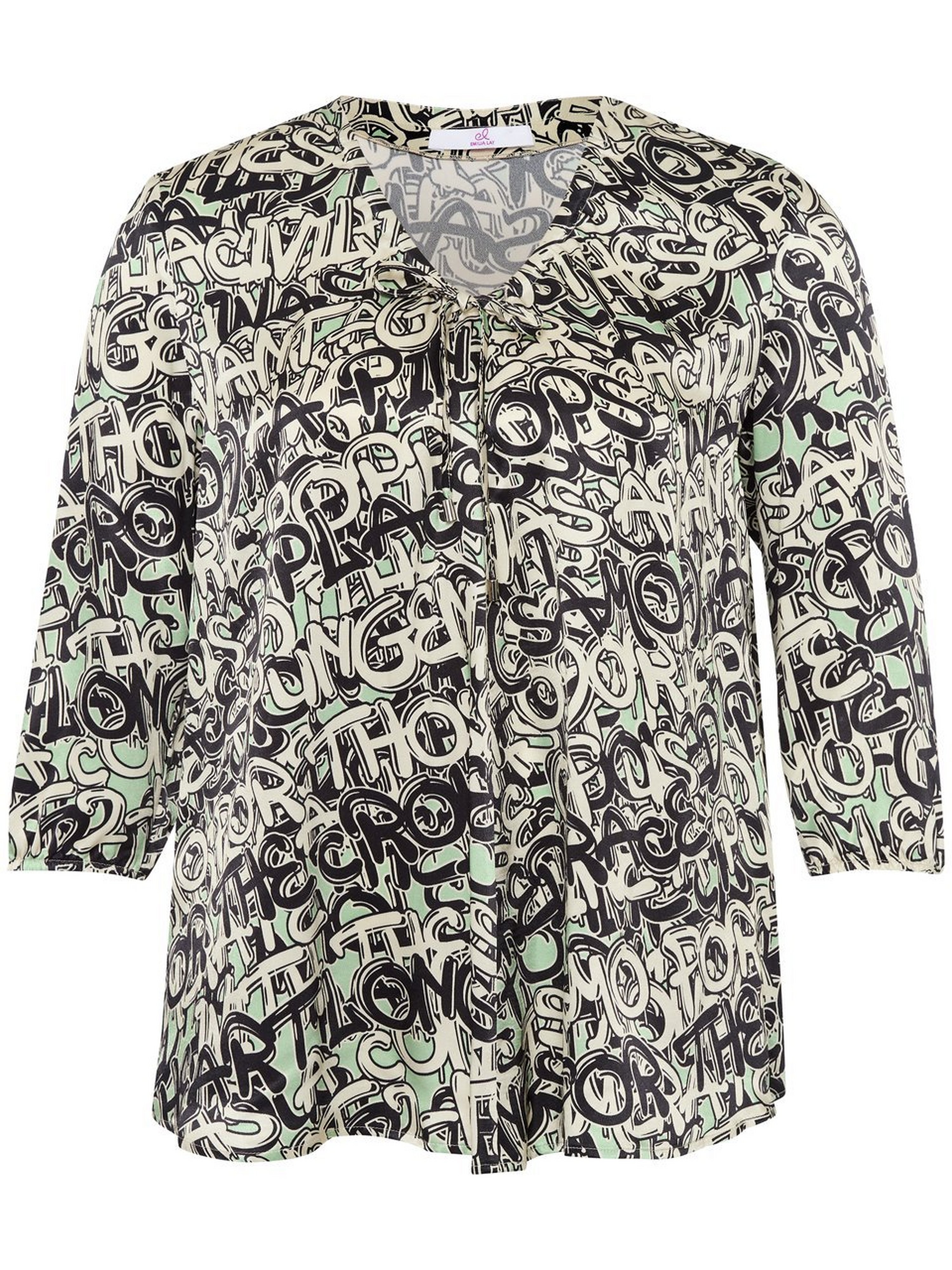 Bluse mit V-Ausschnitt