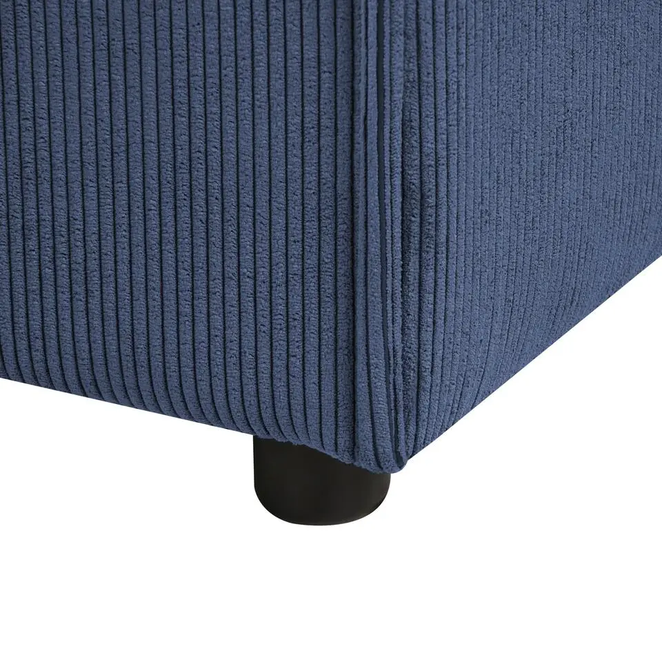 ARDAL - Ottomaan - Donkerblauw - Corduroy