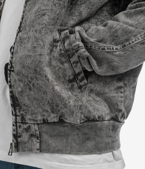 Blue Flowers Leary Acid Wash Jacke (acid wash)