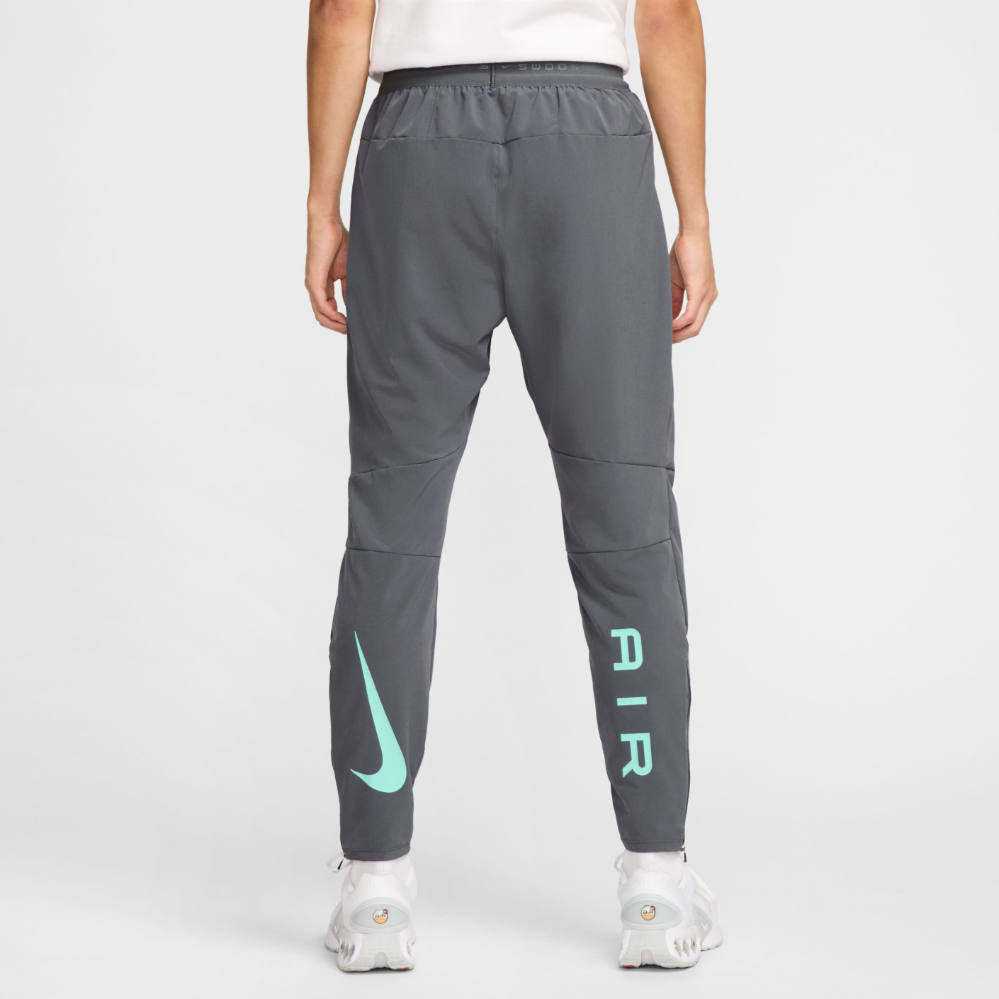 Nike Sportswear Air Trainingsbroek Donkergrijs Turquoise Zilver