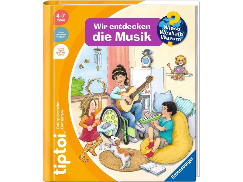 tiptoi Lernbuch WWW Wir entdecken die Musik Kindgerechte Wissenstexte und liebevolle Illustrationen