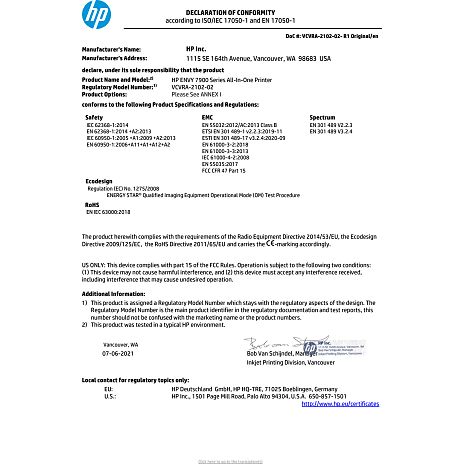 HP ENVY Inspire 7920e AiO