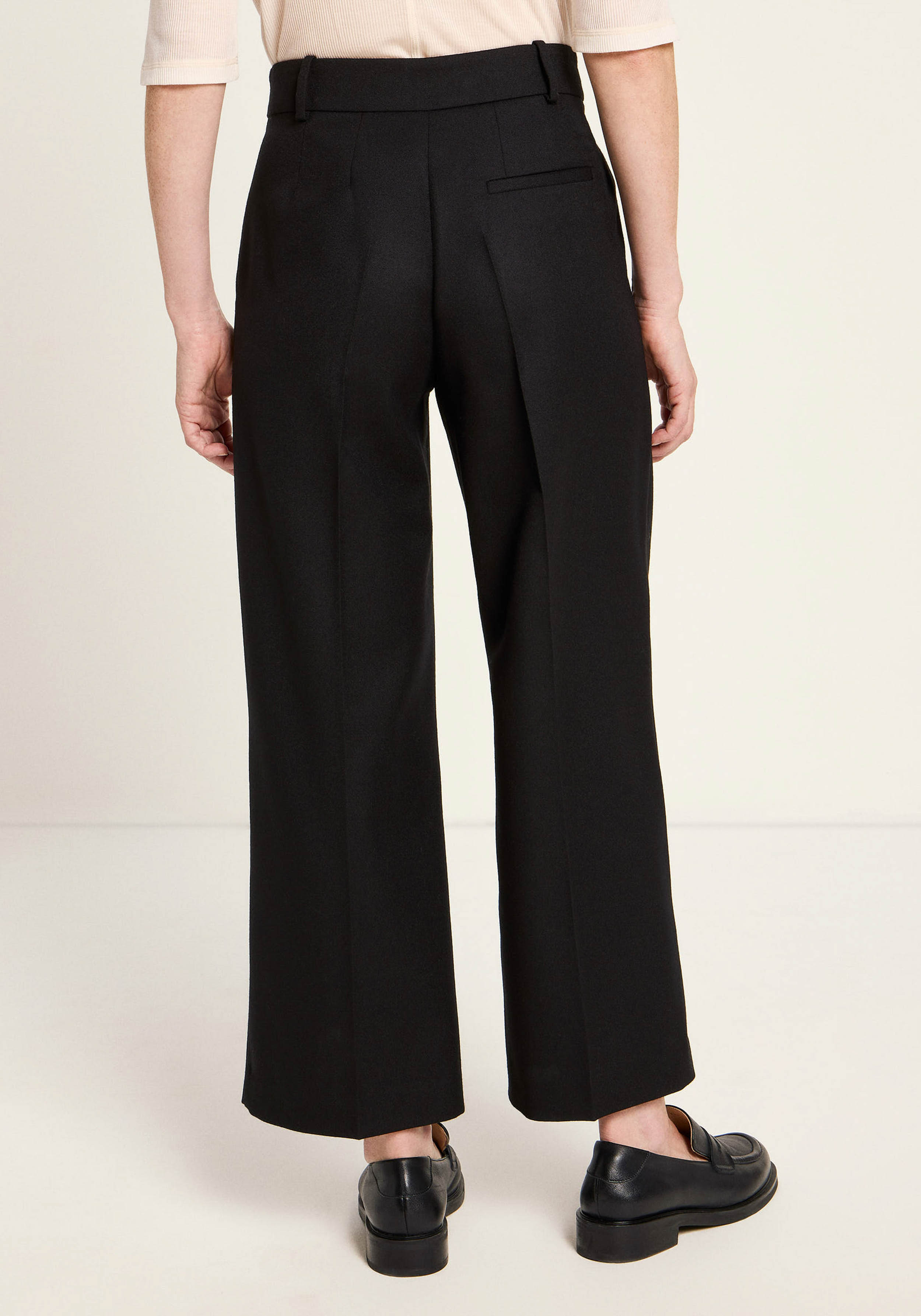 Lanius Verkürzte Hose Black