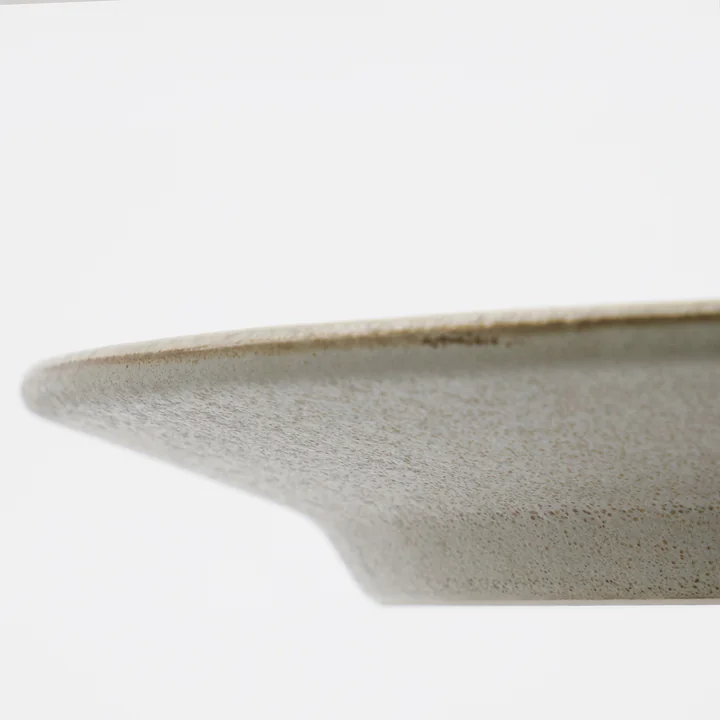 House Doctor - Pleat Teller, Ø 22 cm, grau / braun