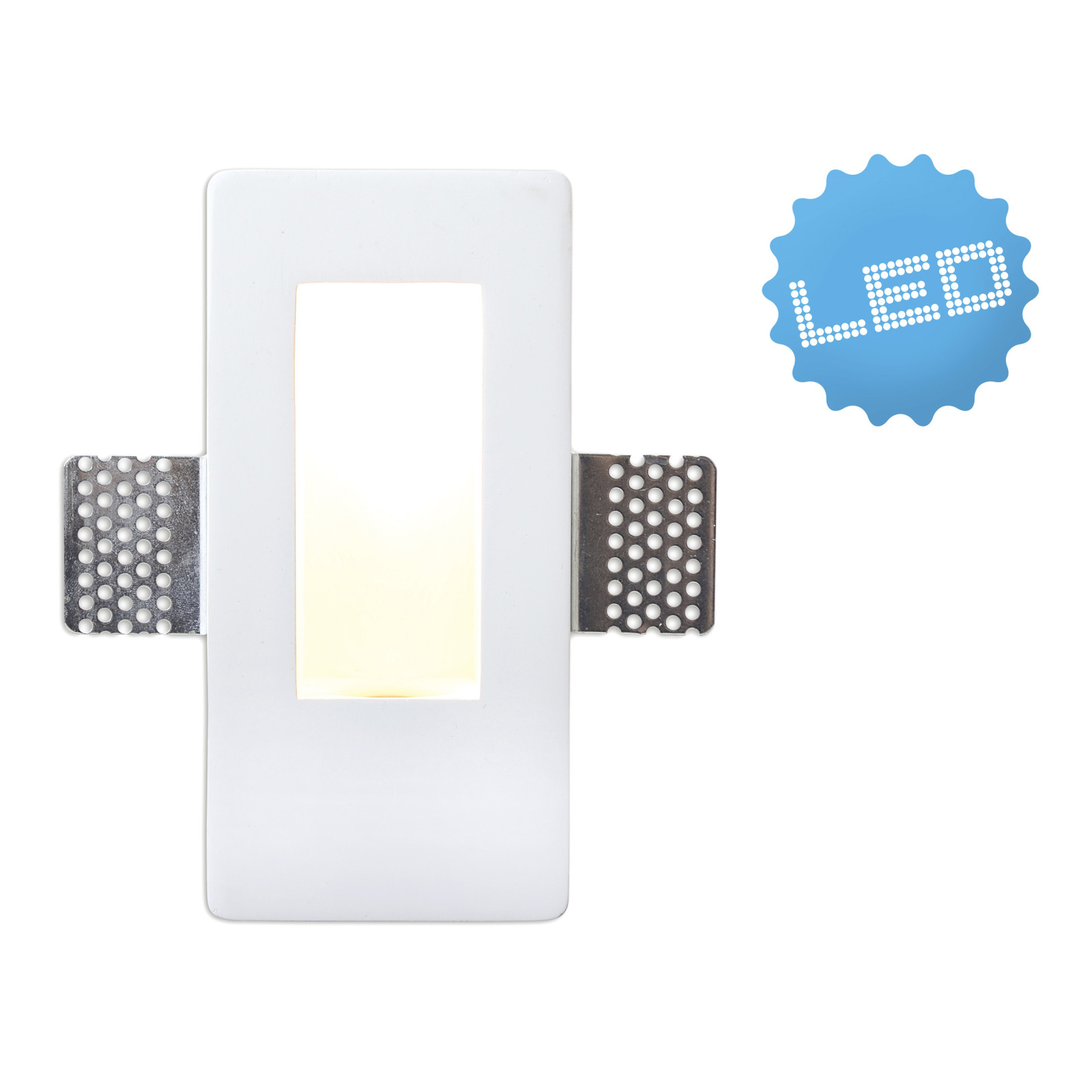 LED-Einbauspot EBA - weiß - 17x8,5 cm