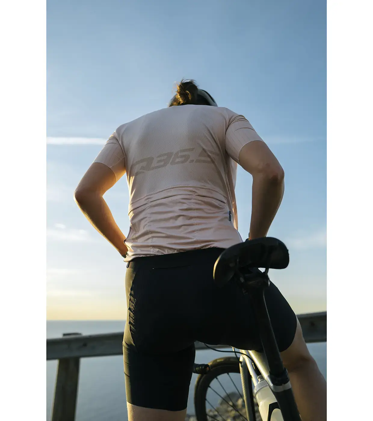 Q36.5 G1 Signature Fietsshirt Korte Mouwen Ivory White Dames