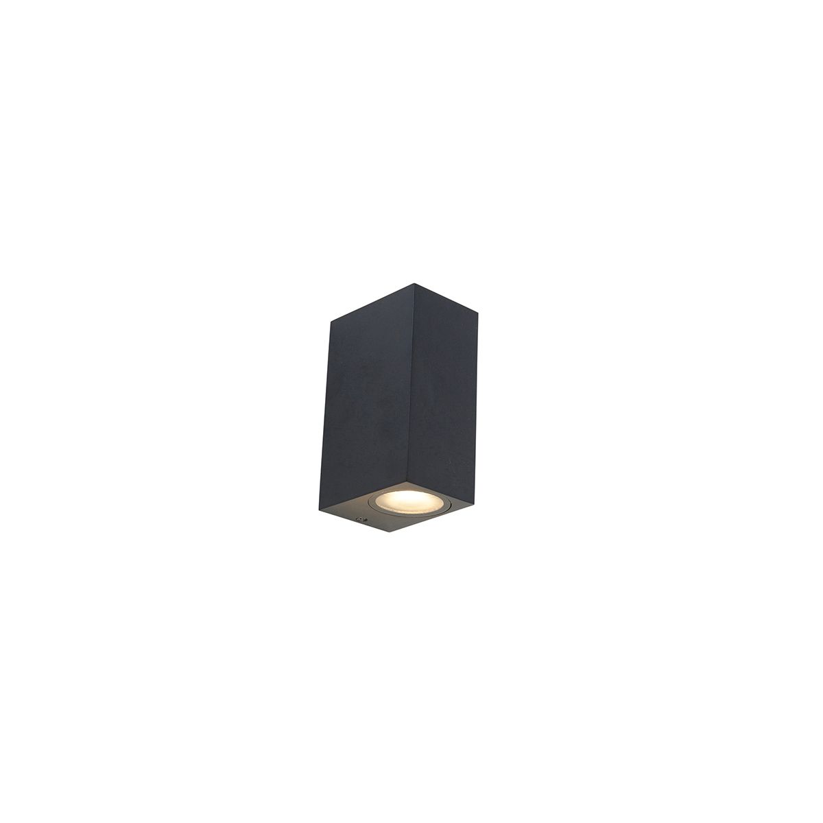Moderne wandlamp zwart 2-lichts IP44 - Baleno