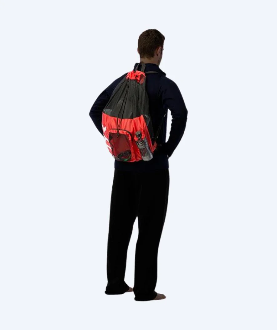 TYR svømmenet - Big Mesh Mummy 40L - Gul
