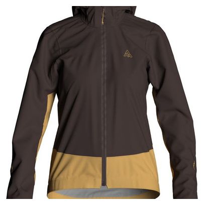 Veste Femme 7Mesh Copilot Marron / Jaune Elk