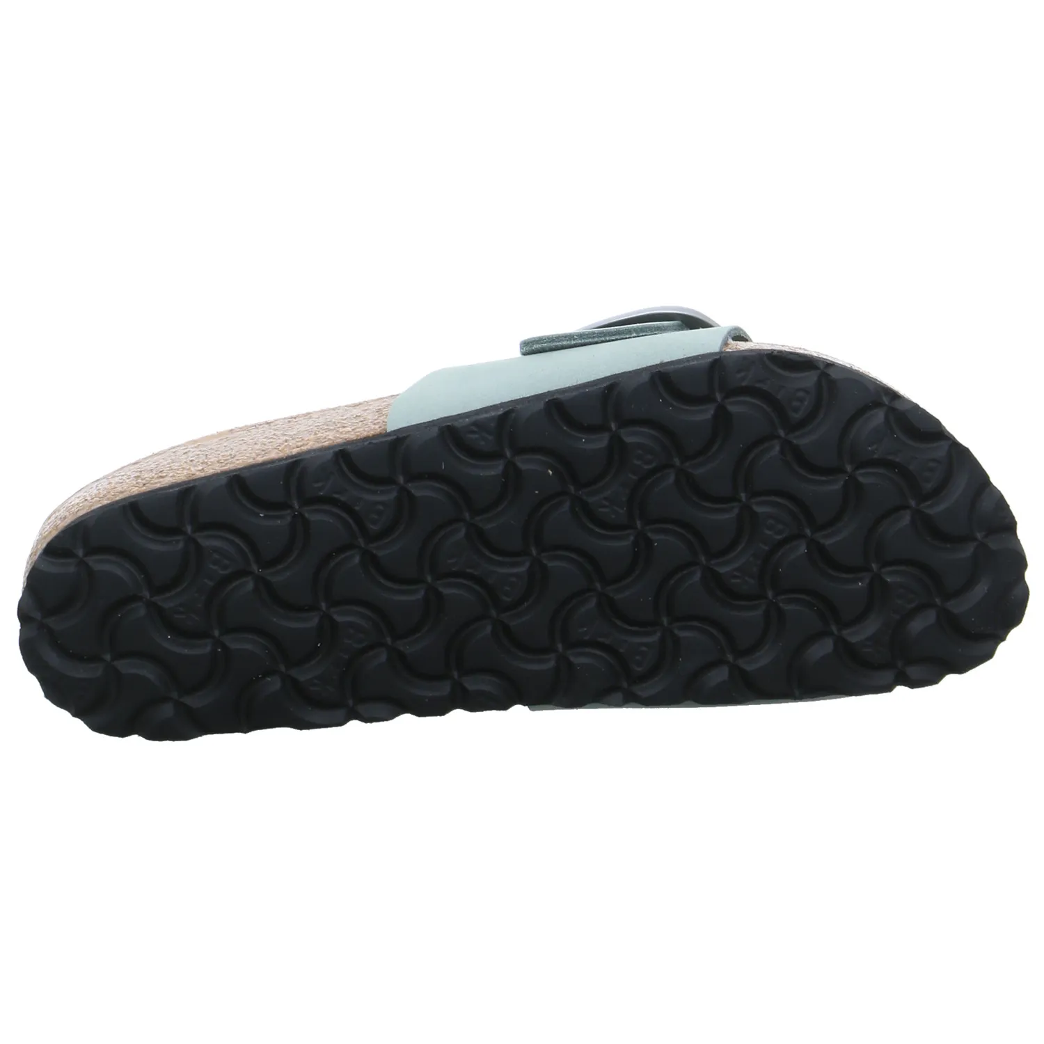 BIRKENSTOCK Bio-Fussbett Grün Leder