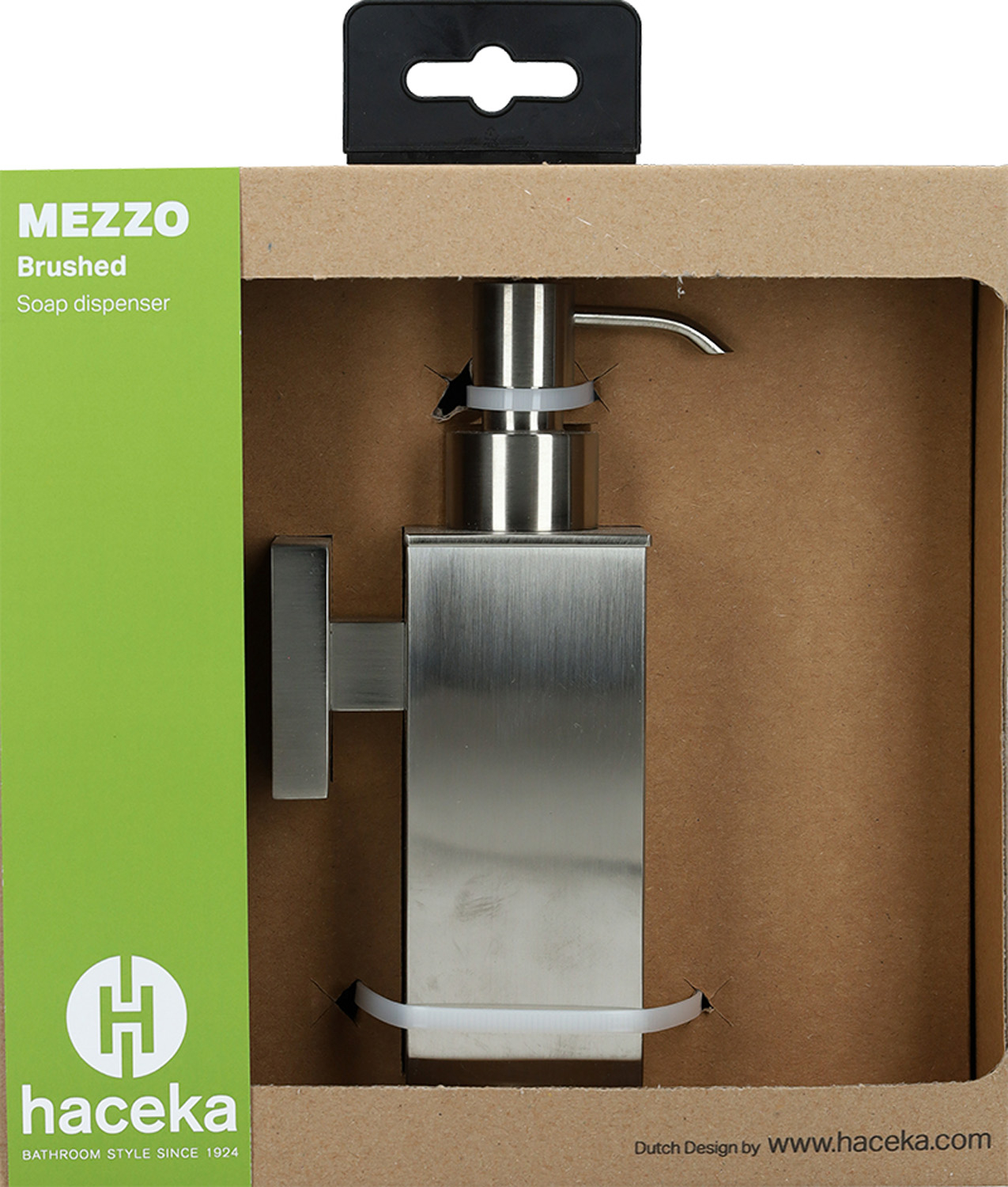 SCHADEMODEL: Haceka Mezzo zeepdispenser RVS-look