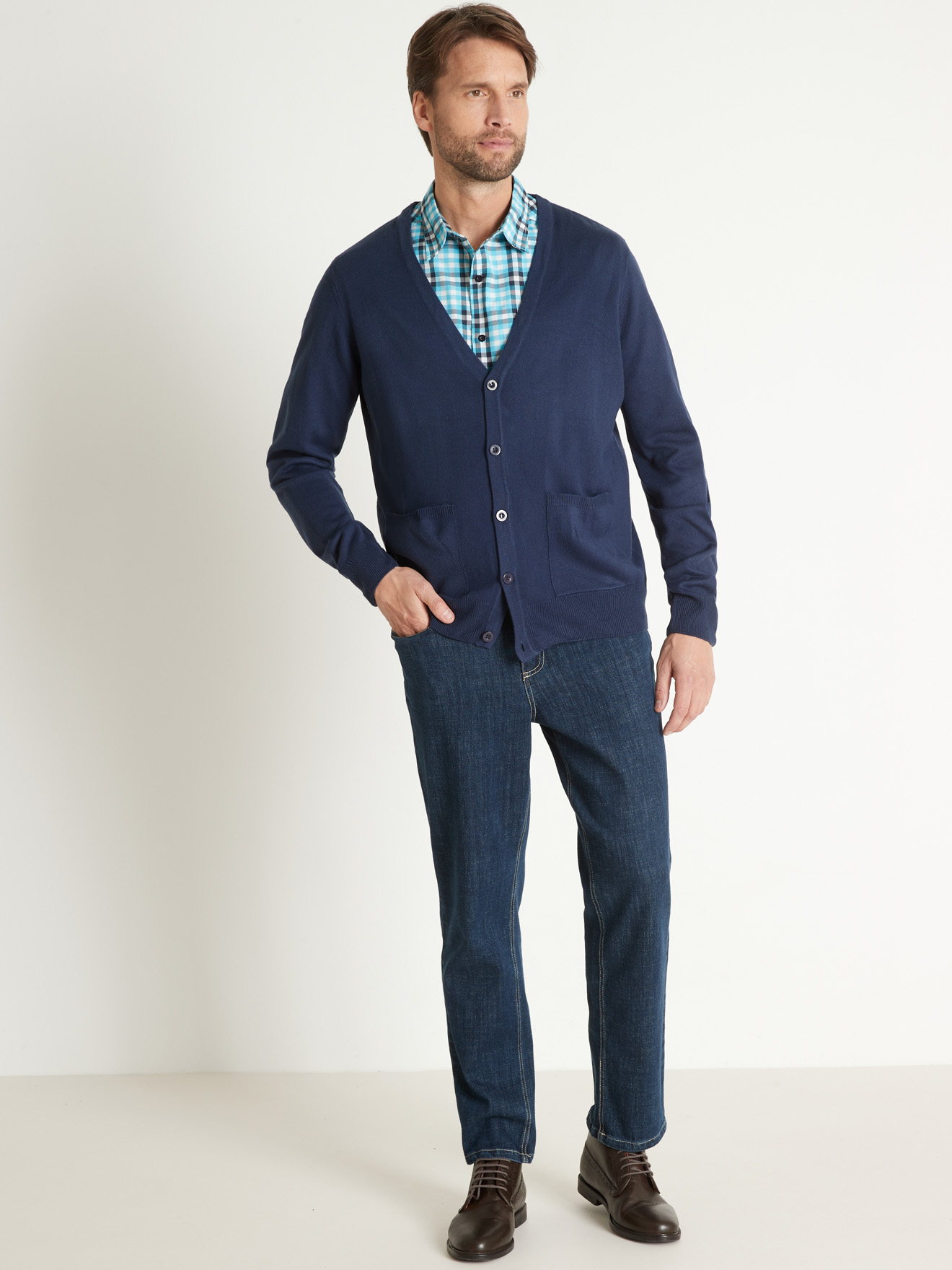 Gilet classique manches longues
