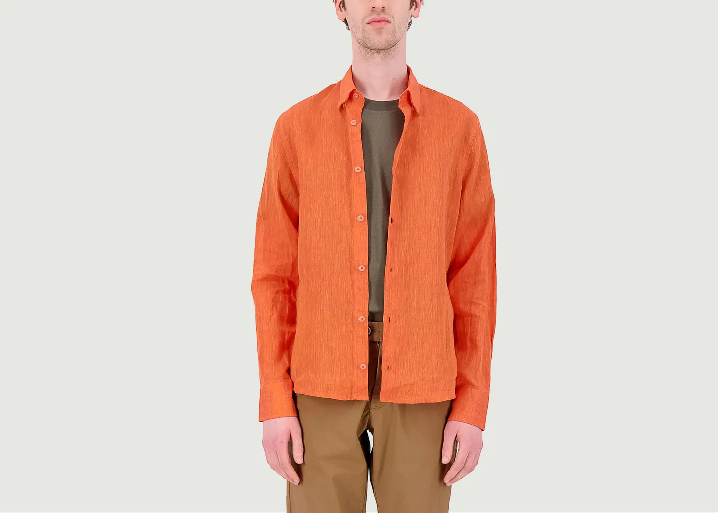 Chemise cintrée en lin JagVi Rive Gauche