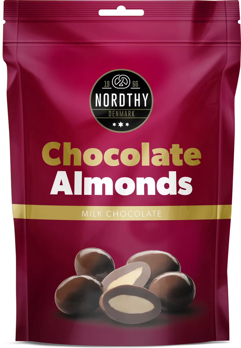 Nordthy Mandler Mælkechokolade - 100 g