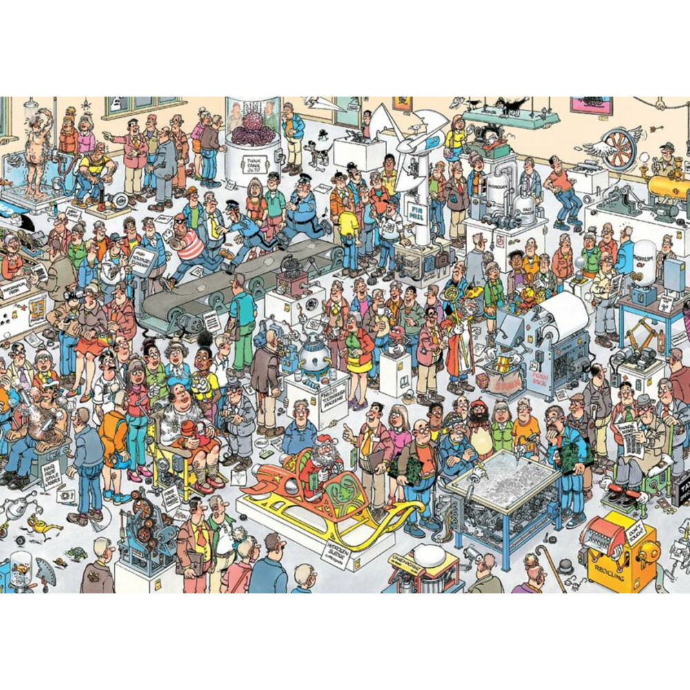 Jan Van Haasteren Puzzel Beurs van de Toekomst - 1000 stukjes