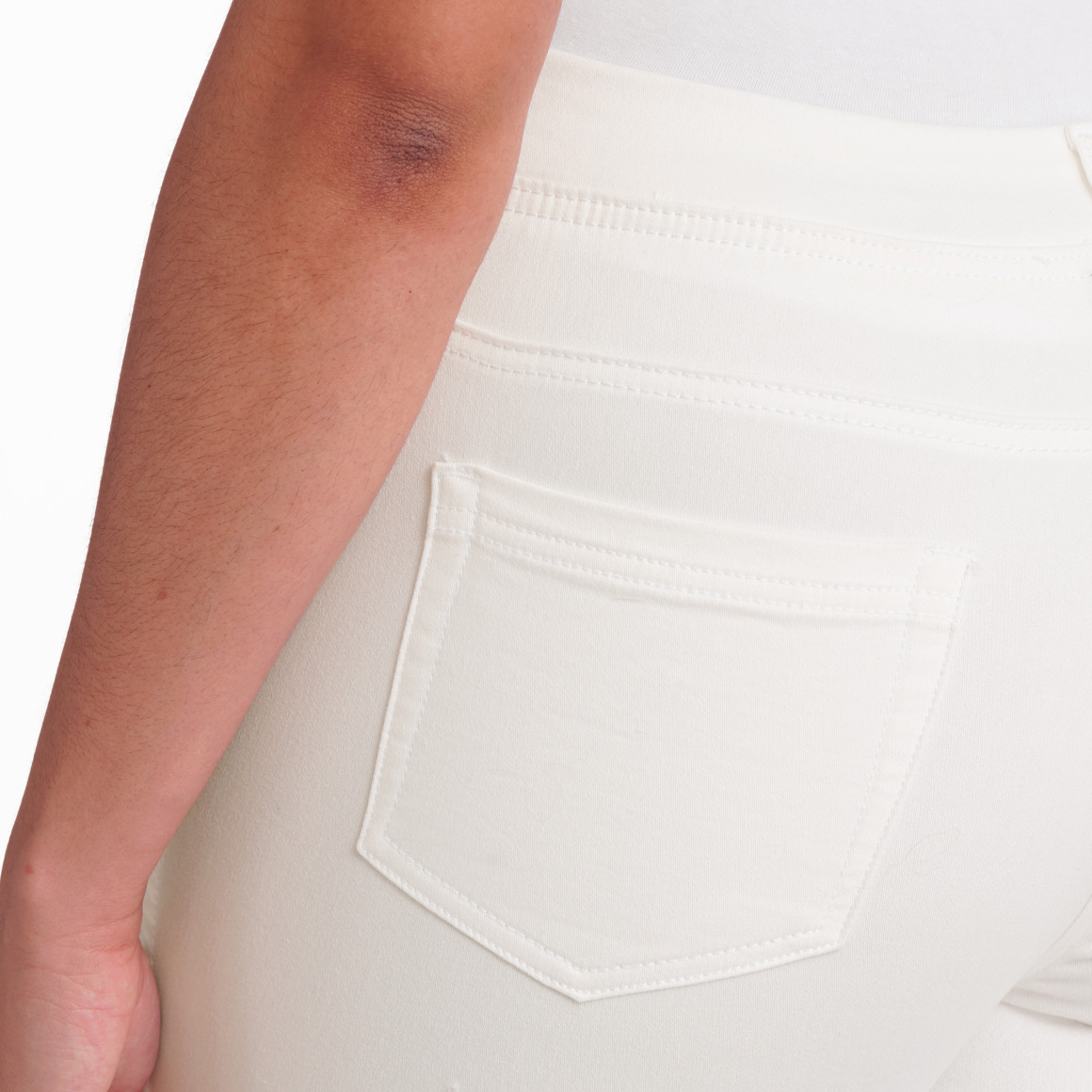 Gina Benotti Damen Jeggings mit Gesäßtaschen weiss
