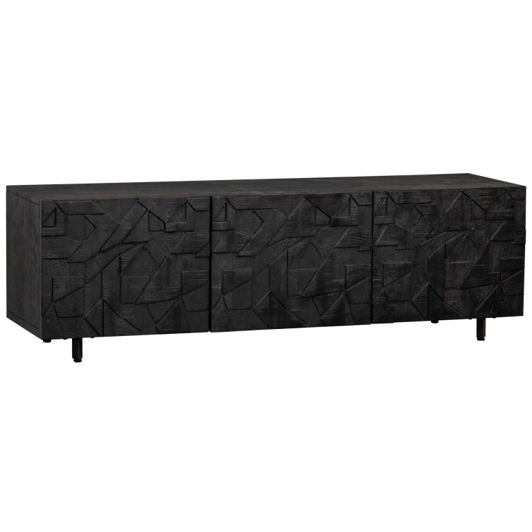 WOOOD Counter tv-kast zwart