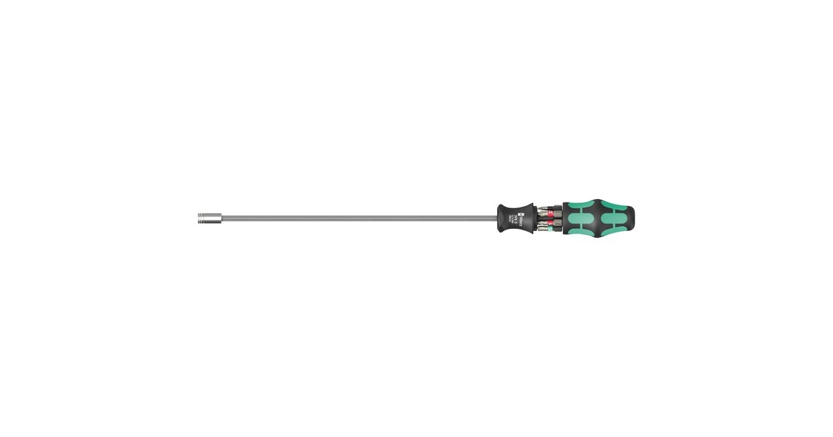 WeraKraftform Kompakt 27 XL Universal 1 bitset  (Zwart/groen, 7‑delig)