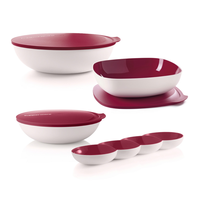 Allegra Servier-Set (4) Elegantes Servierschüssel-Set