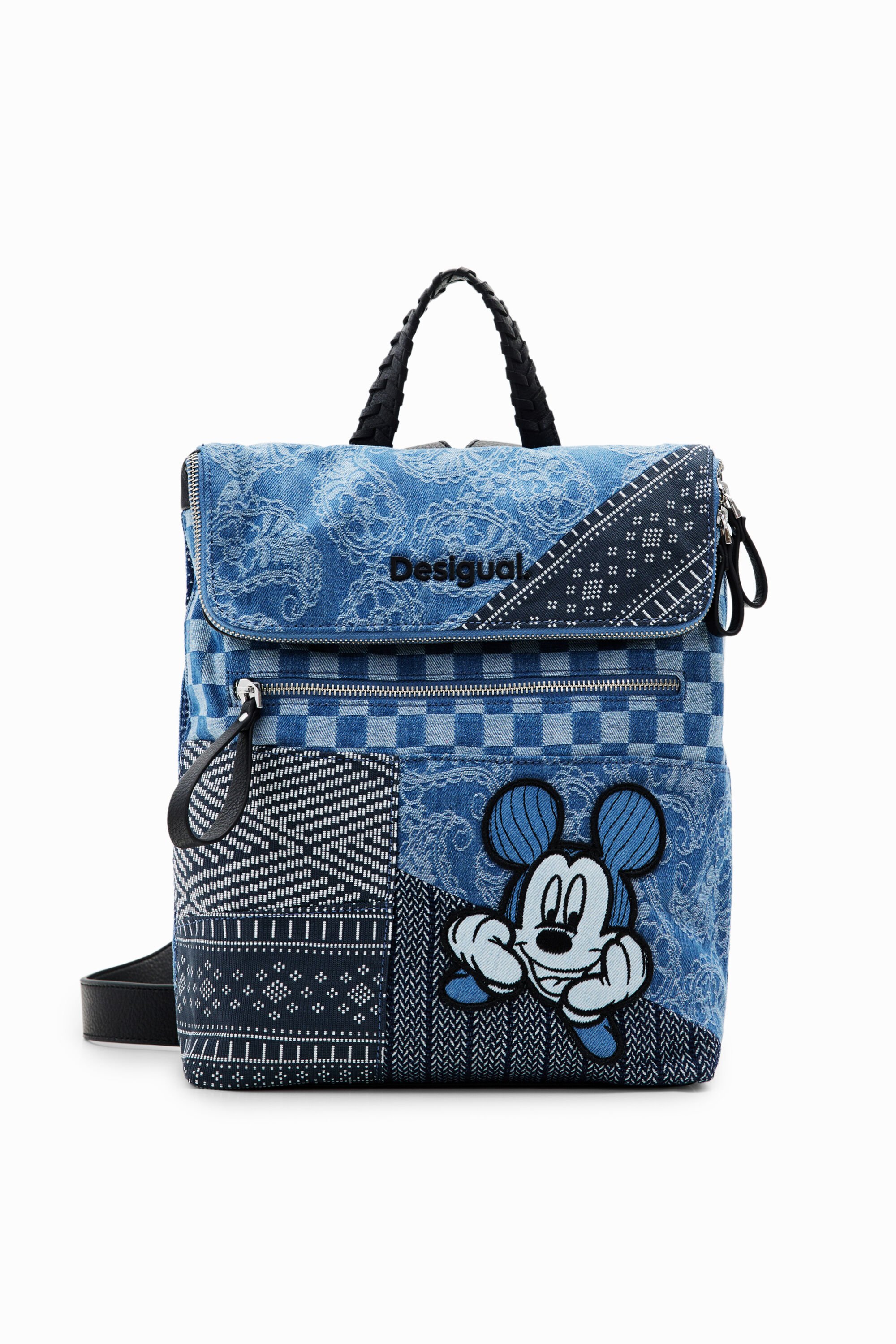 Sac à dos moyen denim Mickey Mouse