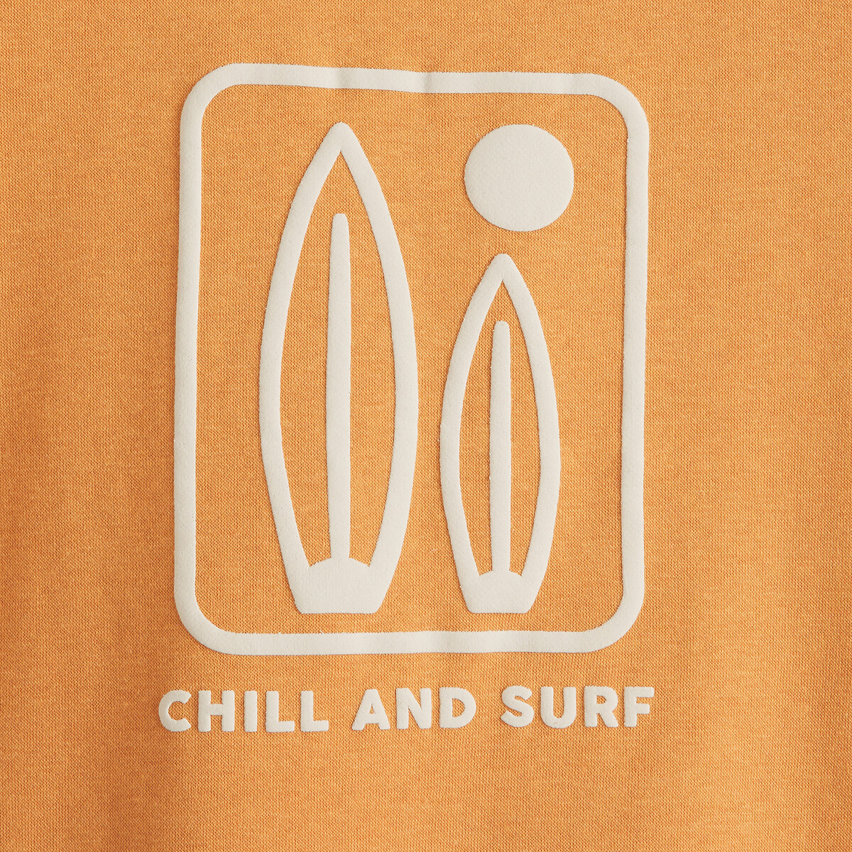 COLEÇÕES LA REDOUTE<br>Suéter Flatten com gola redonda e estampa de prancha de surfe