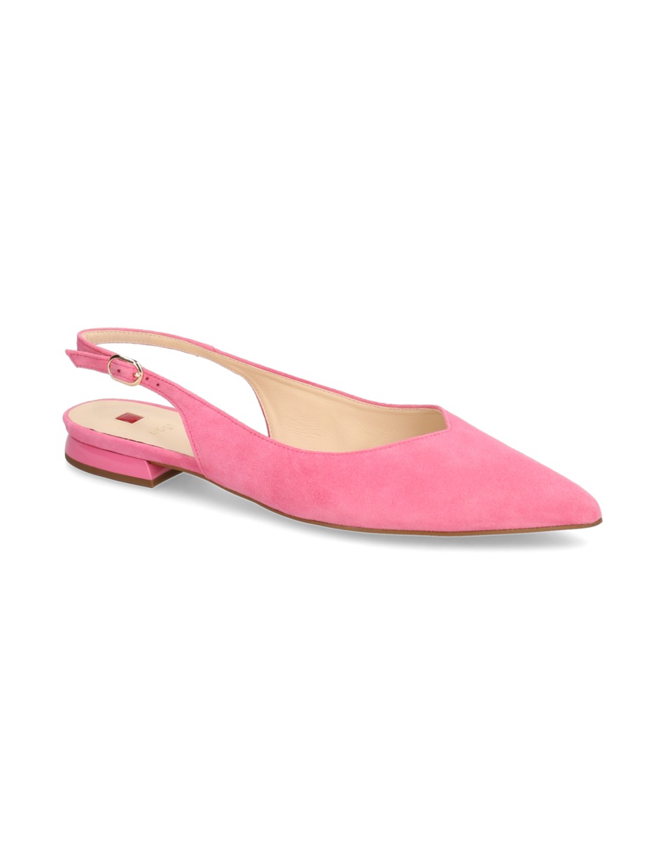 Veloursleder Slingpumps