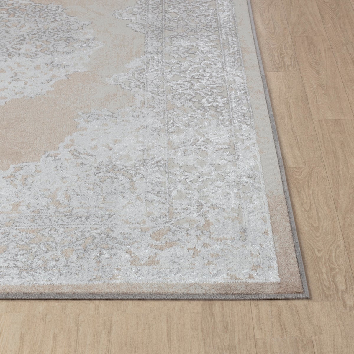 Vintage Oosters Tapijt Beige/Wit 160x213 cm DEFNE