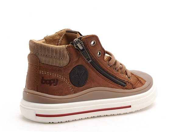 Bopy boots bottine enfant velvet marron