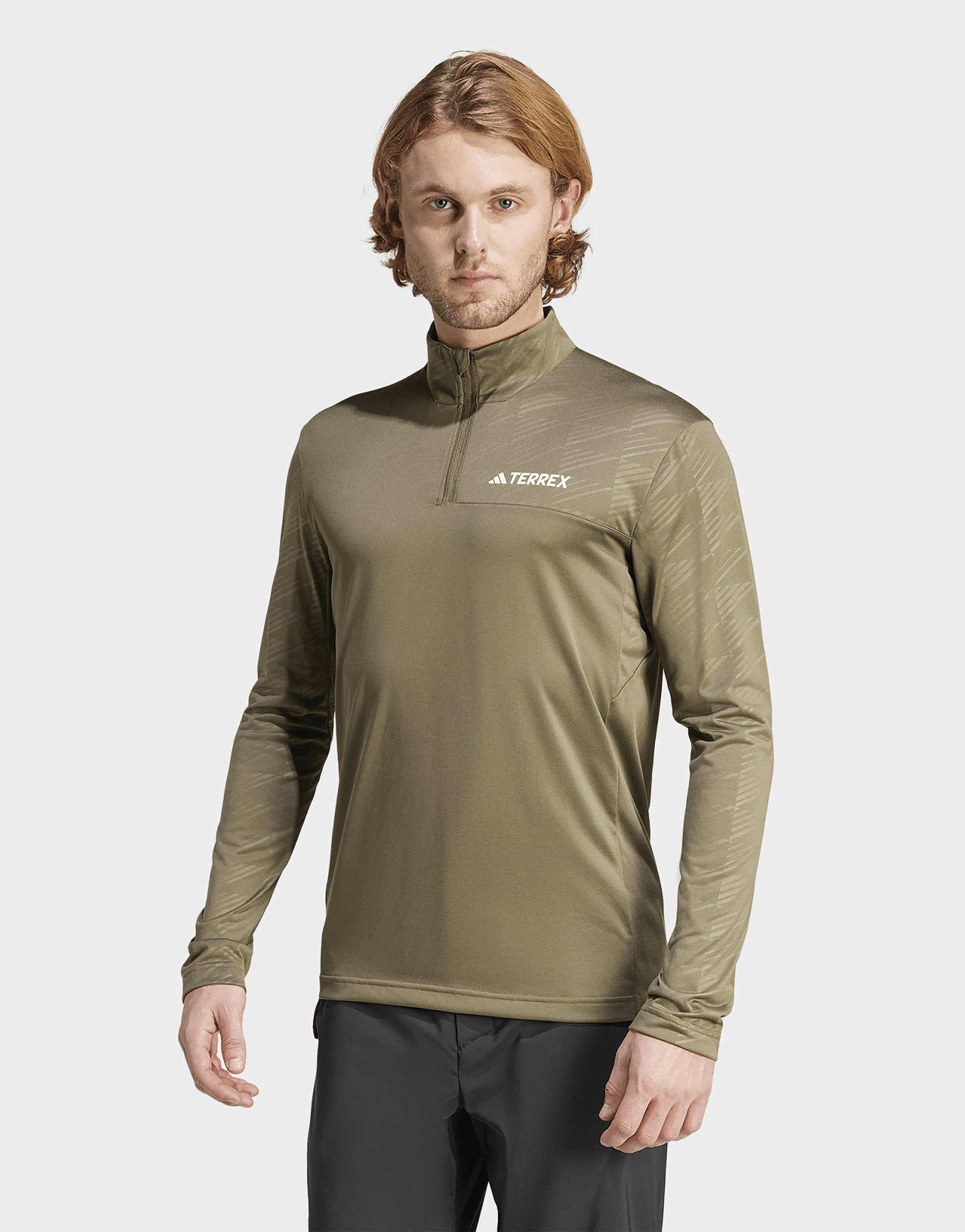 adidas T-shirt manches longues à demi-zip Terrex Multi