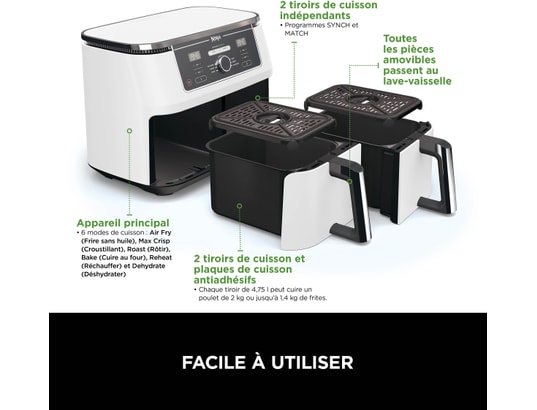 NINJA - Friteuse à air chaud AF400EUWH