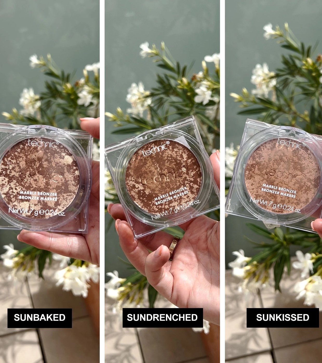 Technic Cosmetics - *Sundrenched* - Pó Bronzeador Sundrenched Marble - Sunbaked