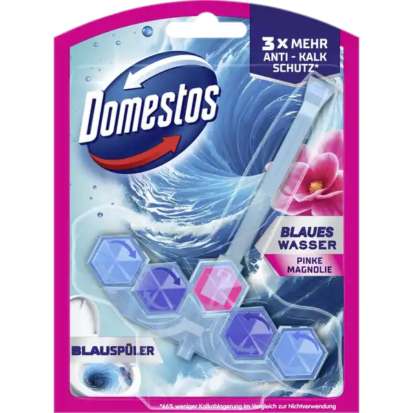 Power 5+ WC Stein Aktiv Blauspüler Pinke Magnolie