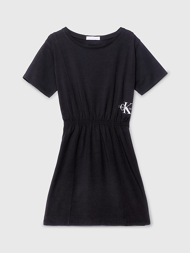 Vestido camiseta com monograma
