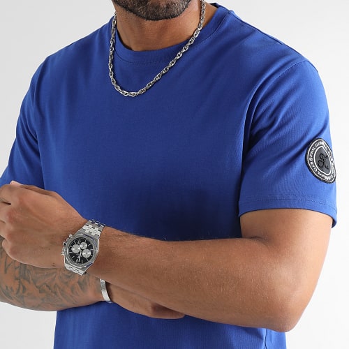 Ensemble Tee Shirt Et Pantalon Jogging Cargo 1130 1133 Bleu Roi