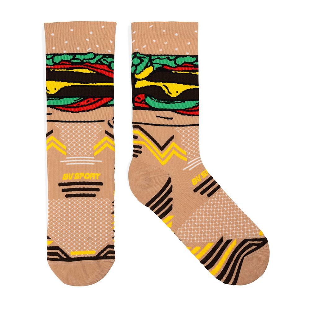 BV Sport TRAIL ULTRA NUTRISOCKS COLLECTOR - Chaussettes nutri burger