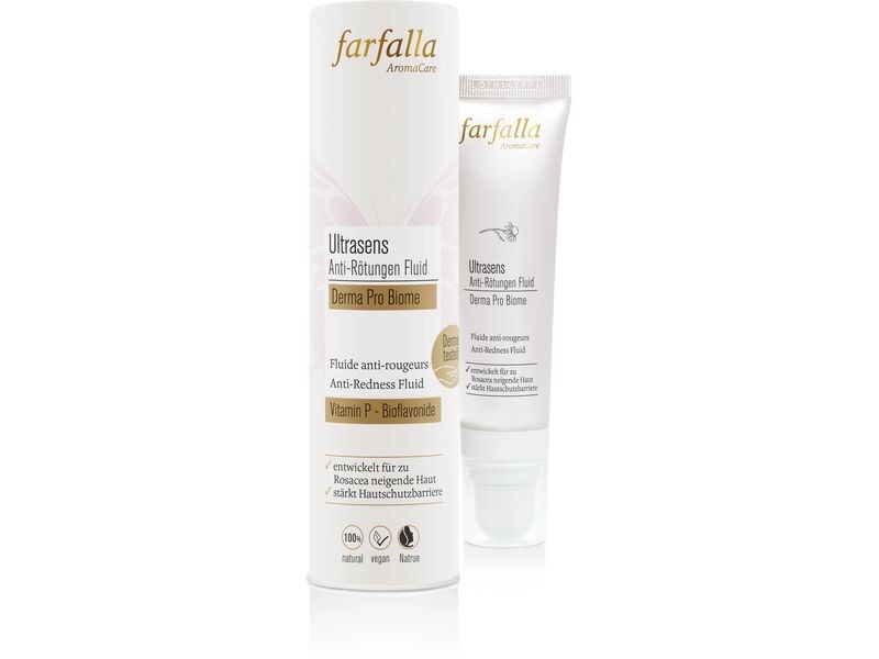 Farfalla Gesichtsfluid Ultrasens Derma Pro 30 ml1 Stück Natürliche Gesichtspflege beruhigt gereizte Haut sofort