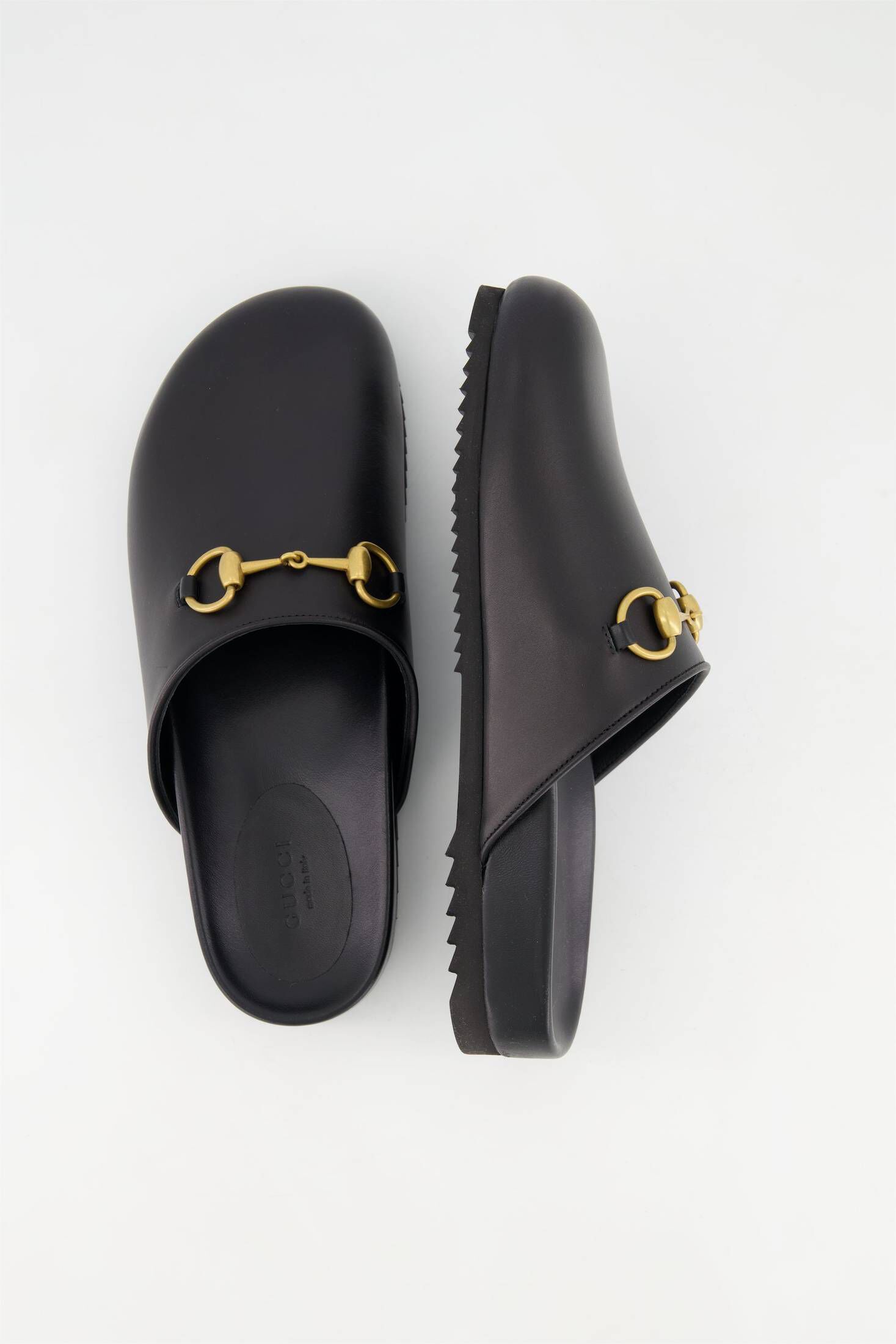 Gucci| Damen Slipper MULE aus Leder mit Horsebit