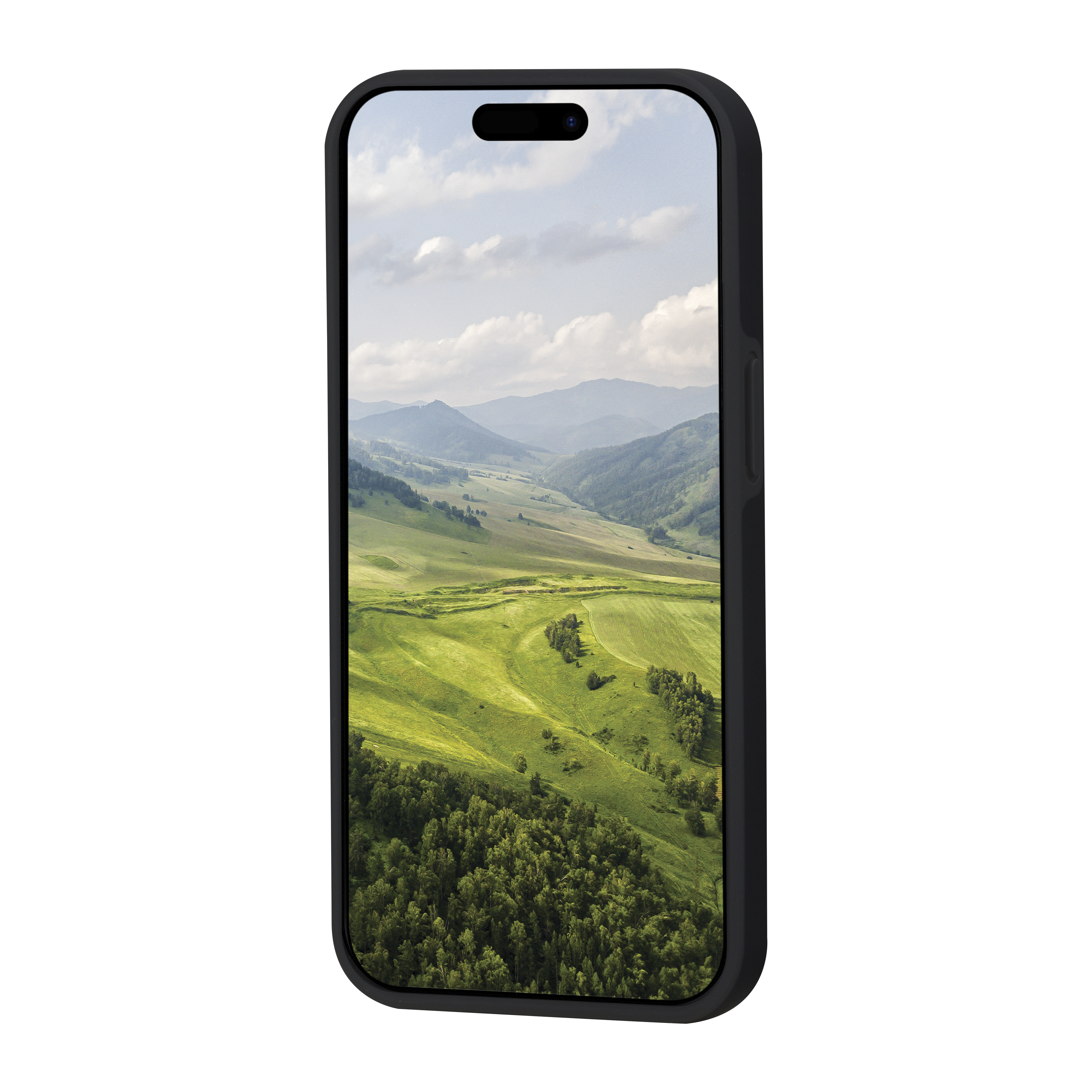 iPhone 15 Pro Hardcase Hülle Clear Case Iceland Ultra D3O MagSafe Recycled (IU61BL001909) - Schwarz
