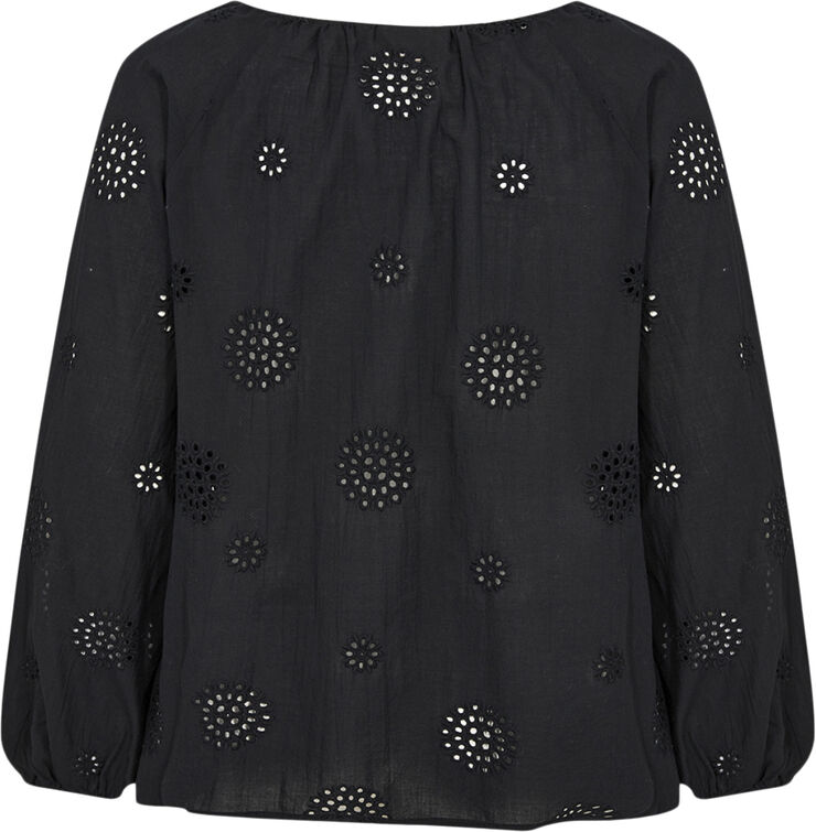 Wasabiconcept Curvy WA-GIT 1 Bluse Sort 9999 sort