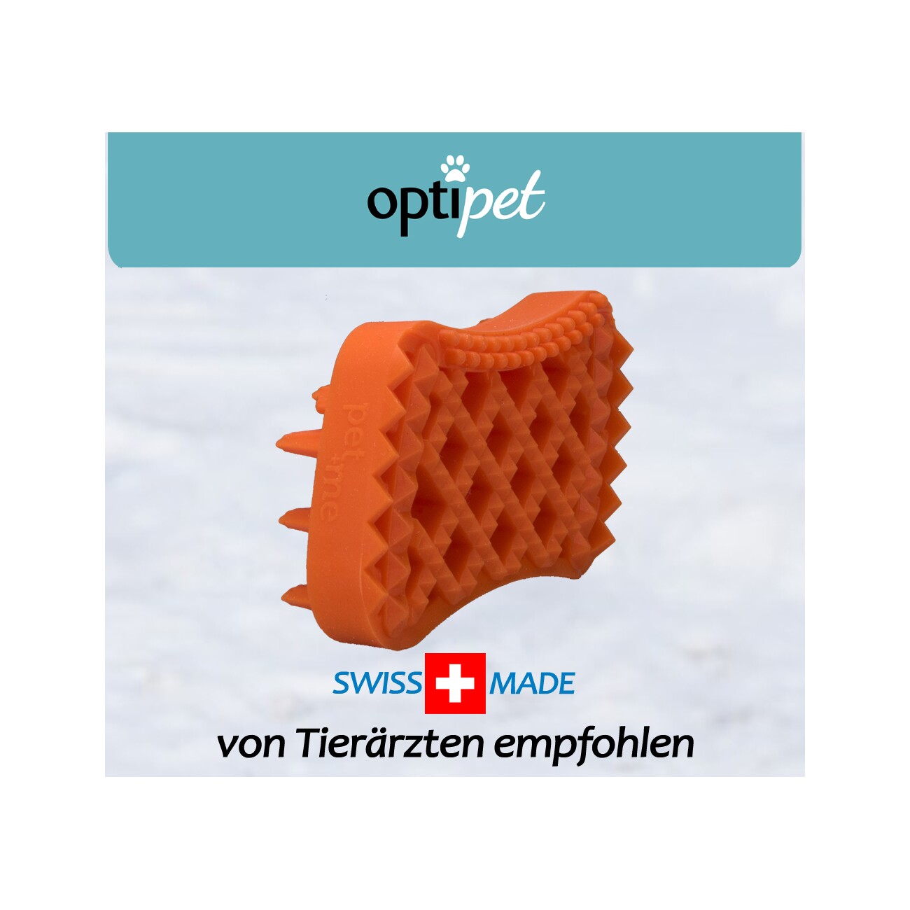OptiPet Tierbürste für Langhaar