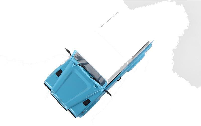 Karosserie D90 Gelände II 1:18 BlauABS Hardbody Karosserie