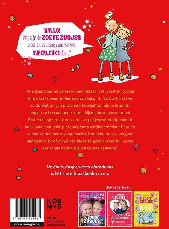 De Zoete Zusjes - Sinterklaasboek - Voorlezen vanaf 4 Jaar - Hanneke de Zoete