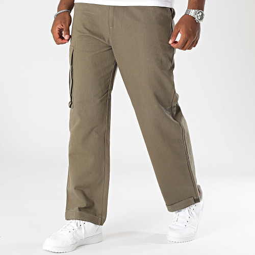 Pantalon Chino Vert Kaki