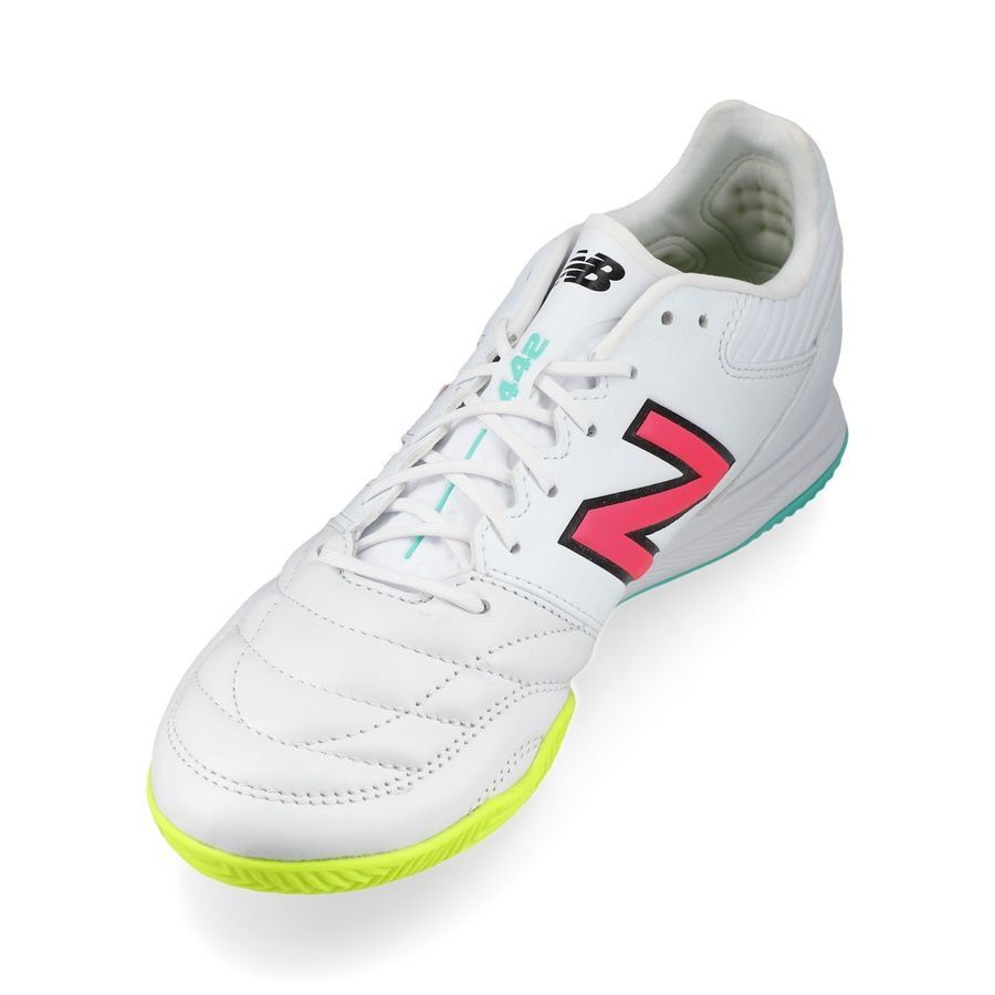 New Balance 442 2.0 Pro IN - Blanc/Violet/Jaune Fluo