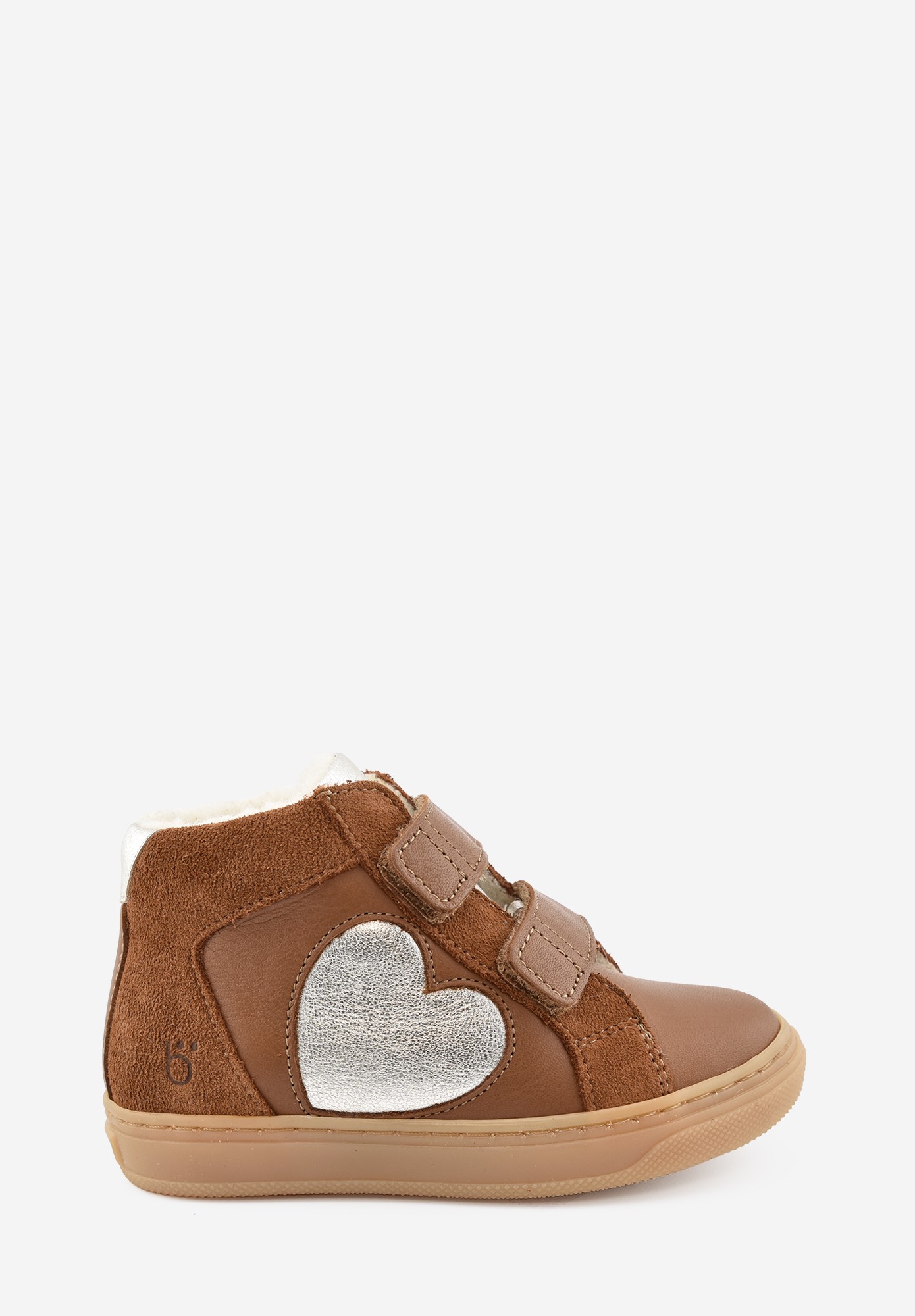 Laax cœur Wollfutter Kleinkinder Cognac Gold